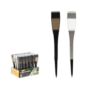 Lampa Solární Neda 4.9x4.9x38cm 2ass(24/krt)