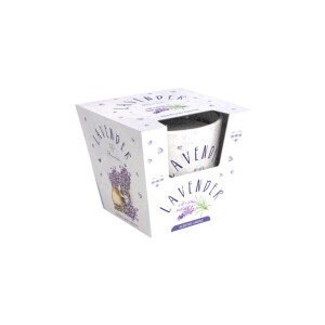 Santo 115g svíčka ve skle Lavender Provence (6/krt)