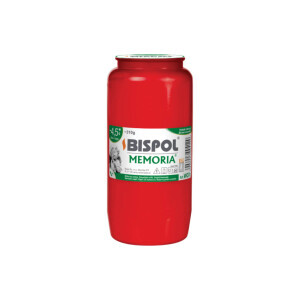 Bispol Svíčka hřbitovní olejová Memoria 4,5dni/310g Red (16/krt)