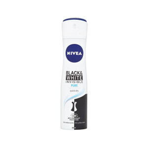 Nivea 150ml Spray F AP B&W Invisible Pure (6/bal 12/krt)