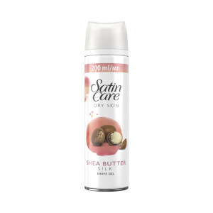 Satin Care 200ml Gel na holení CZ Dry Skin Shea Butter Milk (6/bal)