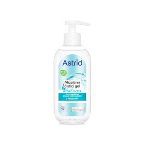 Astrid 200ml Pleť. Čistící Micelární Gel Hydro X-Cell  (6/krt)