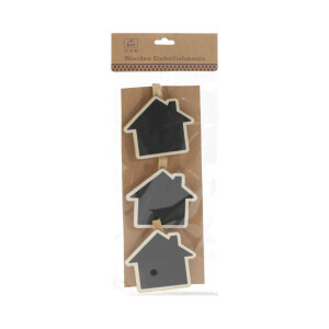 Dekorační cedulka s kolíčkem 7cm/3ks (12/bal 480/krt)