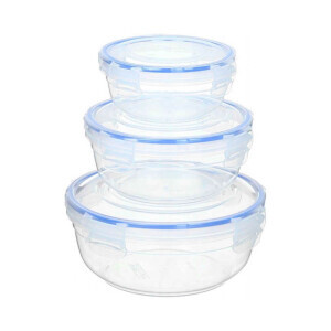 Dunya Dóza plast L&F kulatá Color set 3ks 400/800/1350ml (12/krt)