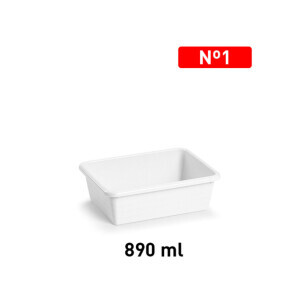 P.Forte Organizér do lednice 890ml White (12/bal)