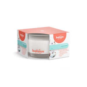 Bolsius Svíčka ve skle 50/80mm True Scents Fresh Cotton (6/krt)