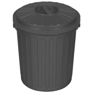Odpadkový koš+víkem grafit 7L(5/krt)