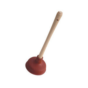 York Gumový zvon s dřevěnou rukojetí 38cm (30/krt)