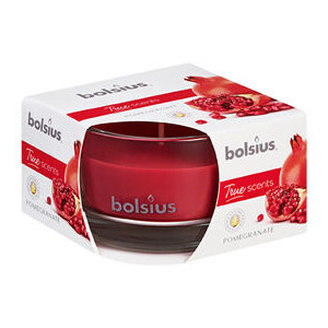 Bolsius Svíčka ve skle 50/80mm True Scents Pomegranate (6/krt)