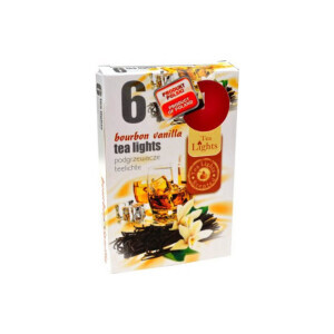 Admit Svíčka čajová 6ks Burbon Vanilla (45/krt)