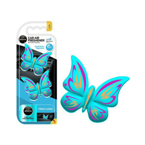Aroma Car Butterflies Fresh Linen (10/krt)