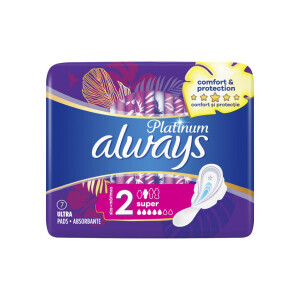 Always Vložky Ultra Platinum Super 7ks (20/krt)