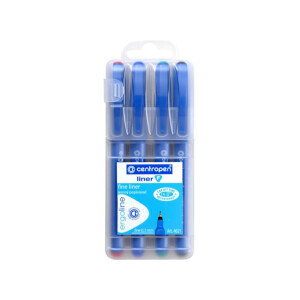 Centropen Popisovač Liner 4621 4ks etui (10/bal 50/krt)