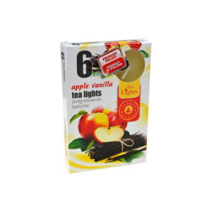 Admit Svíčka čajová 6ks Apple Vanilla (45/krt)