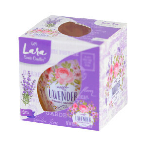 Santo 100g svíčka ve skle Lara Lavender (12/krt)