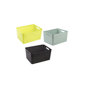 P.Forte Košík plast Rattan 18l Color (6/bal)
