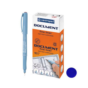 Centropen Popisovač Liner 2631 modrý (10/bal 200/krt)