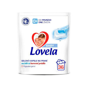 Lovela Baby gelové kapsle na praní 36ks(6/krt)