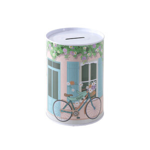 Pokladnička plechová 8*12,5cm Bike (12/bal 72/krt)