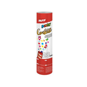 MFP Party Konfety vystřelovací 28cm papír – vzduch (12/krt)