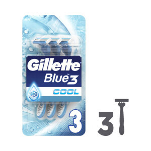 Gillette Blue3 Holítka 3ks Cool CZ (6/krt)