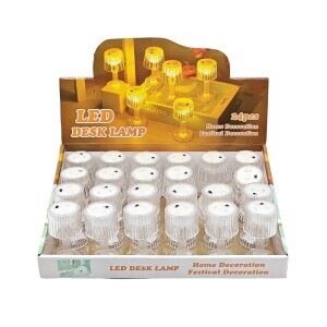 Dekorace na baterie 8,5cm (24/bal 480/krt)