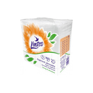 Linteo Papír.ubrousky 30*30 100ks (40/krt)