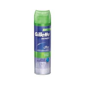 Gillette 200ml Gel na holení Sensitive (6/bal)