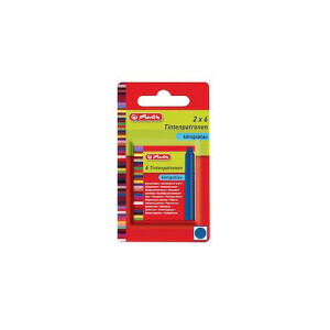 Herlitz Inkoust. bombičky 2*6ks modré (6/bal 360/krt)
