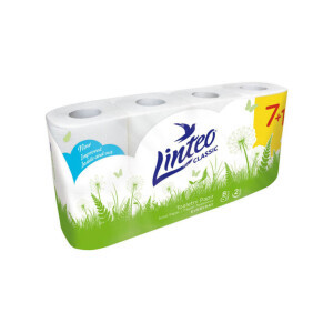 Linteo Toaletní papír Classic 8ks 2-vrstvý (10/bal)