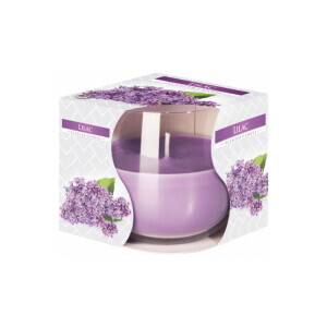 Bispol Svíčka ve skle SN71/100g Lilac (6/krt)