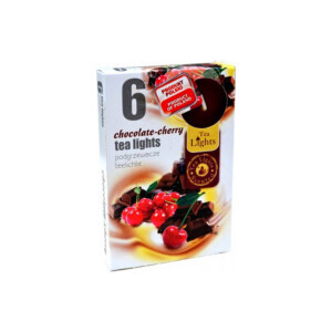 Admit Svíčka čajová 6ks Chocolate Cherry (45/krt)