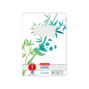 Herlitz Sešit A5/16 čtv. 7*7mm Panda (10/bal 360/krt)