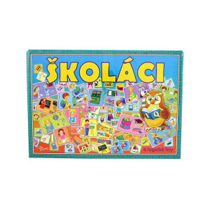 Společenská hra logická Školáci v krabičce (36/krt)