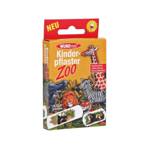 Wundmed Náplast 10ks dětské ZOO (24/krt)