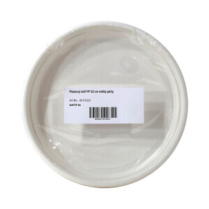 Talíř plast PP 22cm/10ks (60/krt)