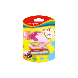 Keyroad Sešívačka mini Pink BL (12/bal 144/krt)