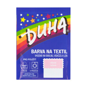 Duha Barva na textil růžová č.02 (18/krt)