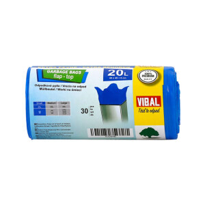 Sáček zavaz. modrý S 20L/30ks (20/krt)