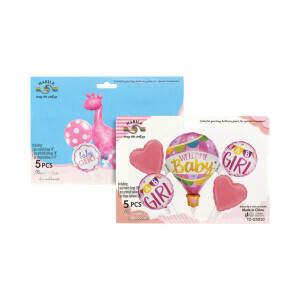 Balónky set Baby Girl 5ks (12/bal 600/krt)
