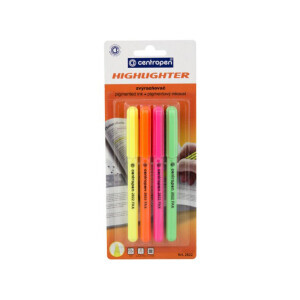 Centropen Zvýraznovač 2822 4ks BL (10/bal 100/krt)