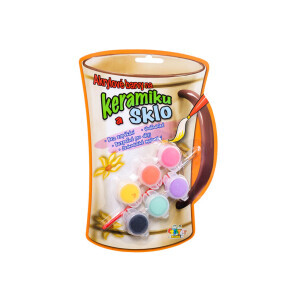 Barvy na keramiku a sklo 6*3ml (24/bal 192/krt)