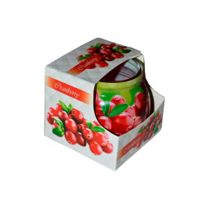 Admit Svíčka ve skle 85g Cranberry (12/krt)