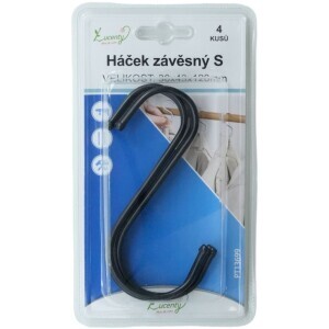 Háček závěsný S 4ks (24/bal 288/krt)
