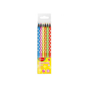 Keyroad Pastelky Ergo 6ks Neon (12/bal 288/krt)