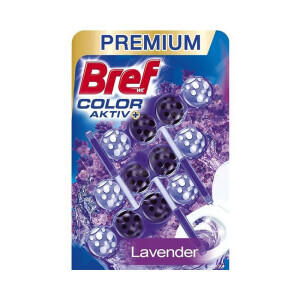 Bref 3*50g WC závěs Color A. Lavender (9/krt)