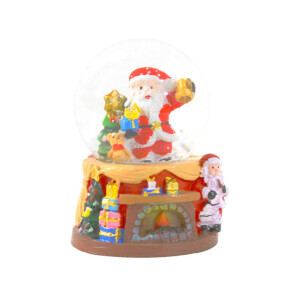 Sněžítko Santa Claus 4,5cm LED (12/bal 192/krt)