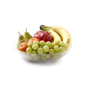 P.Forte Miska plast Fruit Tokio 30cm Trans. (12/bal)