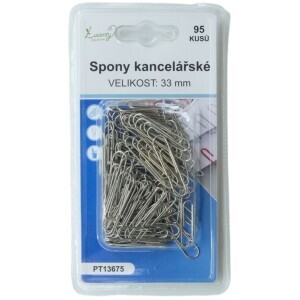 Spony kancelářské 33mm/95ks (24/bal 288/krt)