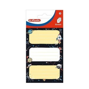Herlitz Samolepky na sešity 9ks 8,5x16cm(10/bal 1400/krt)